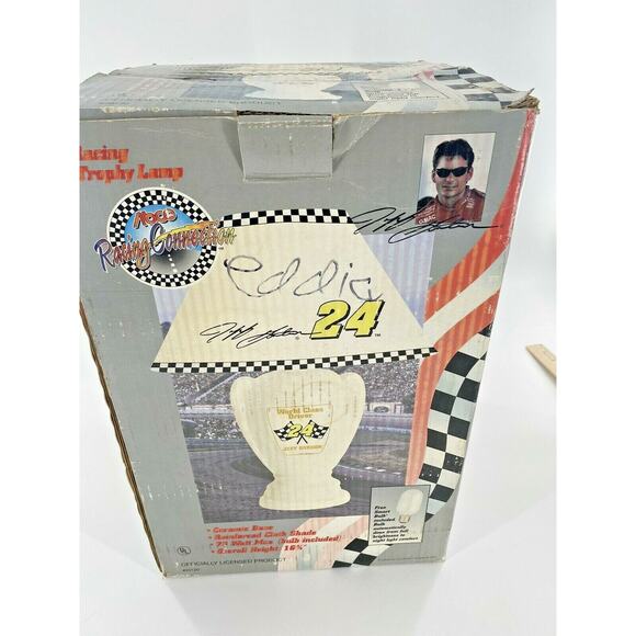 Jeff Gordon Racing #24 World Class Trophy Team Lamp RARE NOS Nascar VINTAGE - Picture 11 of 11